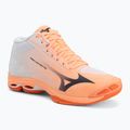 Buty do siatkówki Mizuno Wave Lightning Pro Mid flamingo coral/carbon/white