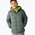 Kurtka ocieplana dziecięca REGATTA Lofthouse dark forest green/wild lime 5