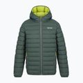 Kurtka ocieplana dziecięca REGATTA Lofthouse dark forest green/wild lime