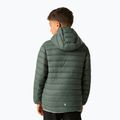 Kurtka puchowa dziecięca REGATTA Hooded Marizion dark forest green/wild lime 8