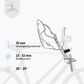 Fotelik rowerowy bobike Exclusive Mini Evolve urban black 10