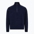 Sweter męski Dovre Ribbed Knit Half Zip navy 5