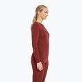Bluza termoaktywna damska Dovre Wool burgundy 2