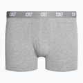 Bokserki męskie CR7 Basic Trunk 3 pary 633 white/ grey melange/ black 5