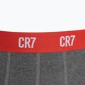Bokserki męskie CR7 Basic Trunk 3 pary grey melange/ red/ navy 4