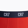 Bokserki męskie CR7 Basic Trunk 3 pary grey melange/ red/ navy 7