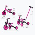 Rowerek biegowy trójkołowy Milly Mally 4w1 Optimus Plus pink 14