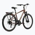 Rower trekkingowy KROSS Trans 5.0 brązowy/srebrny/połysk 3
