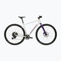 Rower gravelowy KROSS Esker 1.0 FL szary/fioletowy/połysk