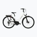Rower trekkingowy damski KROSS Trans 3.0 W perłowy/czarny/połysk