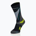 Skarpety narciarskie dziecięce Brubeck Snow Force Light szary/zielony