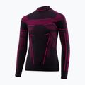 Bluza termoaktywna dziecięca Brubeck Thermo Junior czarny/fuksjowy