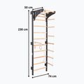 Drabinka gimnastyczna RINAGYM Steel Kom 2 graphit 6