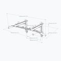 Drążek do podciągania BenchK Pull Up Bar czarny PB3B 4