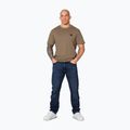 Koszulka męska Pitbull Small Logo coyote brown 2