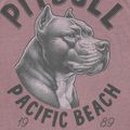 Koszulka męska Pitbull Pacyfic dusty burgundy 8