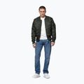 Kurtka męska Pitbull Hacket Washed Bomber dark green 2