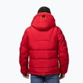 Kurtka zimowa męska Pitbull Piedmont Quilted Hooded fluo/red 2