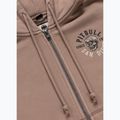 Bluza damska Pitbull Skull Surf Hooded Zip chocolate mousse 9