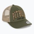 Czapka z daszkiem męska Pitbull Mesh "Pitbull Norton" Trucker Low Profile zielony