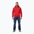 Bluza męska Pitbull Strenght & Respect Sweatshirt Hooded red 2