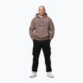 Bluza męska Pitbull Midnight Sweatshirt Hooded brown savana 5