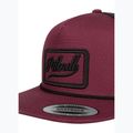 Czapka z daszkiem męska Pitbull Original 1989 burgundy/black 3
