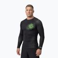 Rashguard longsleeve męski Pitbull Ray Rashguard fluo green