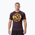 Koszulka męska Pitbull Rashguard Logo Palms brown