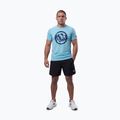 Koszulka męska Pitbull Logo Palms mesh light blue 2