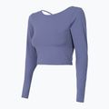 Top do jogi damski 4F TSDL019 LS denim 3