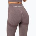 Legginsy treningowe damskie Carpatree Allure Seamless brown melange (pepper corn) 5