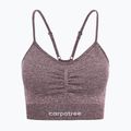 Biustonosz treningowy Carpatree Allure Seamless brown melange (pepper corn) 5