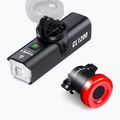 Zestaw lampek rowerowych TOWILD CL600 + TL03 set black