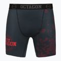Spodenki treningowe męskie Octagon Legion Grunge black/red
