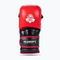 Rękawice grapplingowe DBX BUSHIDO MMA Premium czarny/czerwony 3