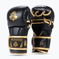 Rękawice grapplingowe DBX BUSHIDO Master MMA czarny/złoty 2