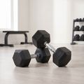 Hantel ogumowany XTREXO Hex 30 kg 3