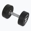 Hantel żeliwny gumowany XTREXO Pro 16 kg czarny