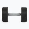 Hantel żeliwny gumowany XTREXO Pro 16 kg czarny 8