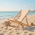 Leżak plażowy AQUASTIC Sunlito beżowy 4