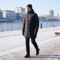 Płaszcz ocieplany męski KADVA Ravin ECO czarny 6