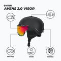 Kask narciarski dziecięcy ATTABO Avens 2.0 Jr Visor czarny 2
