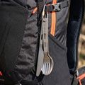 Sztućce turystyczne KADVA tytanowe ultralight szary 5