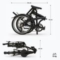 Rower miejski składany ATTABO Breve 2.0 czarny 2