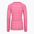 Komplet bielizny termoaktywnej damskiej WOOLCANO SET1109 100% merino różowy 4