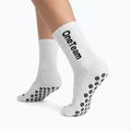 Skarpety piłkarskie dziecięce OneTeam Precision Grip antypoślizgowe 2-pack biały 2
