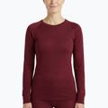 Komplet bielizny termoaktywnej damskiej WOOLCANO Merino SET0543 bordowy 5