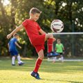 Komplet piłkarski dziecięcy OneTeam Precision Set koszulka i spodenki czerwony 14
