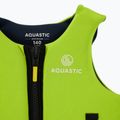 Kamizelka asekuracyjna dziecięca AQUASTIC Youth 50N neoprenowa zielony 4